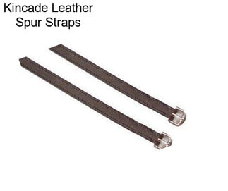 Kincade Leather Spur Straps