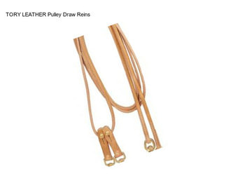 TORY LEATHER Pulley Draw Reins