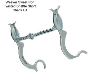 Weaver Sweet Iron Twisted Snaffle Short Shank Bit