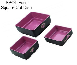 SPOT Four Square Cat Dish
