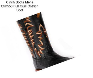 Cinch Boots Mens Cfm550 Full Quill Ostrich Boot