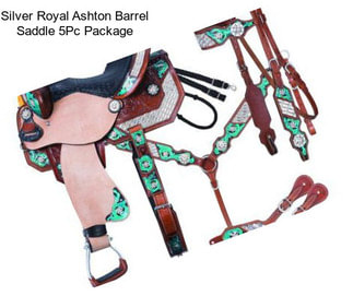 Silver Royal Ashton Barrel Saddle 5Pc Package