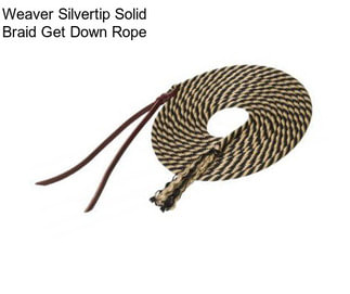 Weaver Silvertip Solid Braid Get Down Rope
