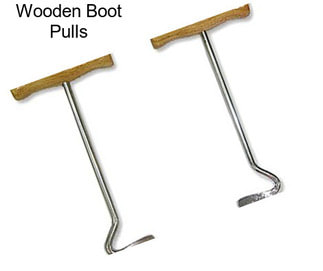 Wooden Boot Pulls