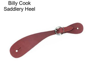 Billy Cook Saddlery Heel