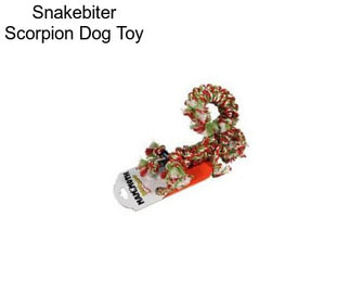 Snakebiter Scorpion Dog Toy