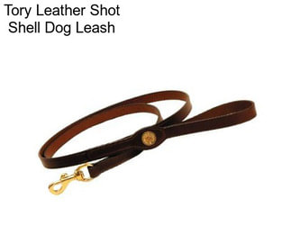 Tory Leather Shot Shell Dog Leash