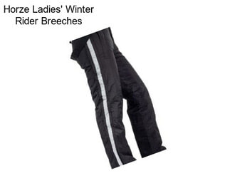 Horze Ladies\' Winter Rider Breeches
