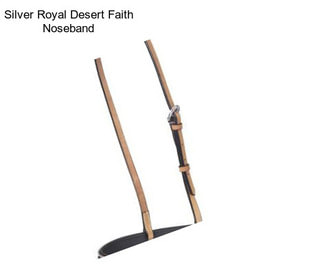 Silver Royal Desert Faith Noseband