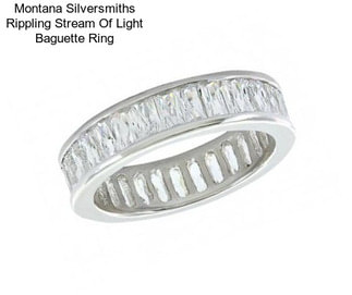 Montana Silversmiths Rippling Stream Of Light Baguette Ring