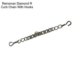 Reinsman Diamond R Curb Chain With Hooks