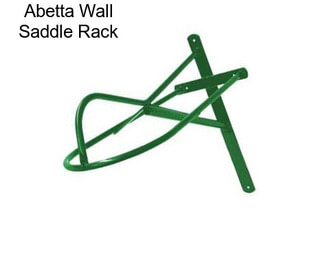 Abetta Wall Saddle Rack