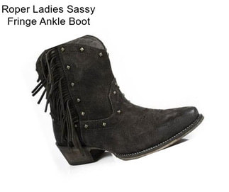 Roper Ladies Sassy Fringe Ankle Boot