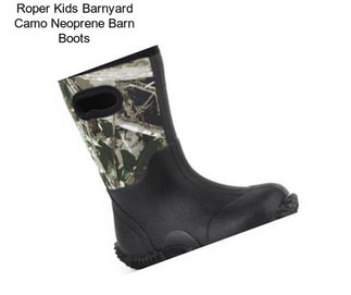 Roper Kids Barnyard Camo Neoprene Barn Boots