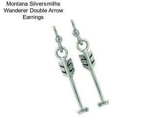 Montana Silversmiths Wanderer Double Arrow Earrings