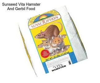 Sunseed Vita Hamster And Gerbil Food