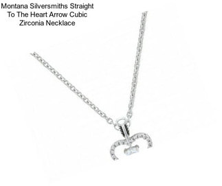 Montana Silversmiths Straight To The Heart Arrow Cubic Zirconia Necklace