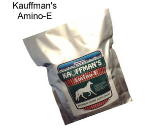 Kauffman\'s Amino-E