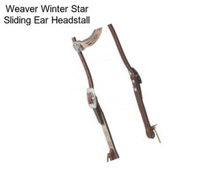 Weaver Winter Star Sliding Ear Headstall