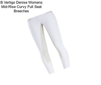 B Vertigo Denise Womens Mid-Rise Curvy Full Seat Breeches