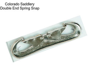 Colorado Saddlery Double End Spring Snap