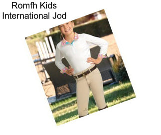 Romfh Kids International Jod