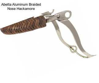 Abetta Aluminum Braided Nose Hackamore