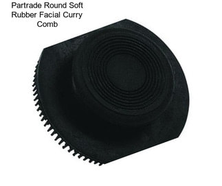 Partrade Round Soft Rubber Facial Curry Comb