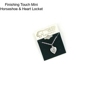 Finishing Touch Mini Horseshoe & Heart Locket