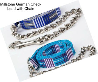 Millstone German Check Lead with Chain