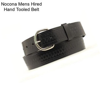 Nocona Mens Hired Hand Tooled Belt