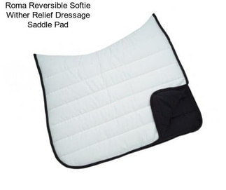 Roma Reversible Softie Wither Relief Dressage Saddle Pad