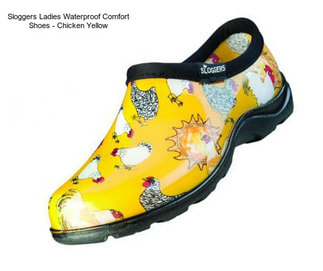 Sloggers Ladies Waterproof Comfort Shoes - Chicken Yellow