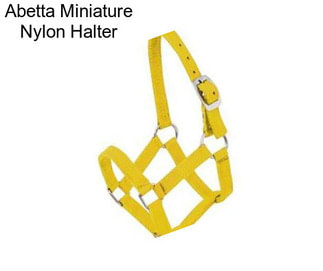 Abetta Miniature Nylon Halter