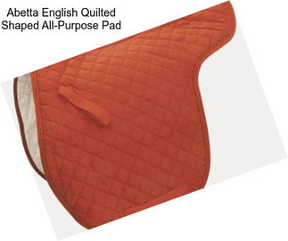 Abetta English Quilted Shaped All-Purpose Pad