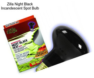 Zilla Night Black Incandescent Spot Bulb