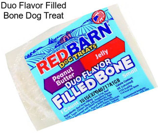 Duo Flavor Filled Bone Dog Treat