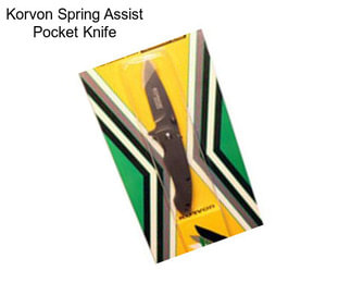 Korvon Spring Assist Pocket Knife