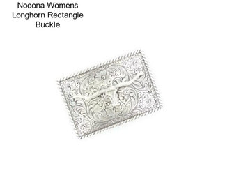 Nocona Womens Longhorn Rectangle Buckle