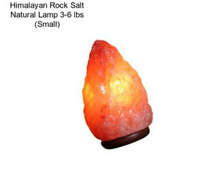 Himalayan Rock Salt Natural Lamp 3-6 lbs (Small)