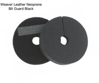 Weaver Leather Neoprene Bit Guard Black