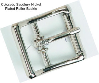 Colorado Saddlery Nickel Plated Roller Buckle