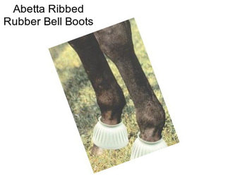 Abetta Ribbed Rubber Bell Boots