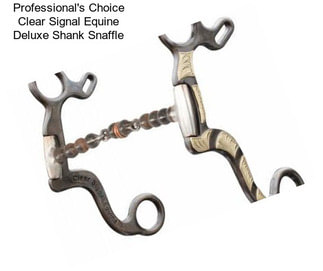 Professional\'s Choice Clear Signal Equine Deluxe Shank Snaffle