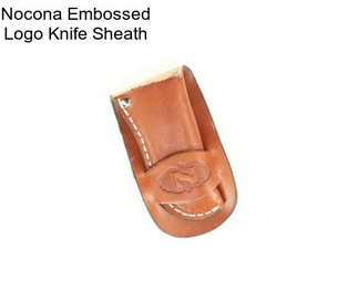 Nocona Embossed Logo Knife Sheath