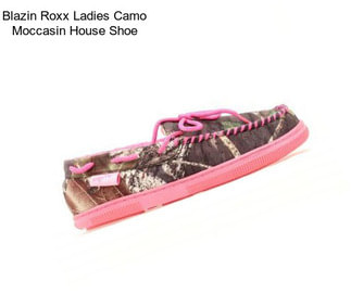 Blazin Roxx Ladies Camo Moccasin House Shoe