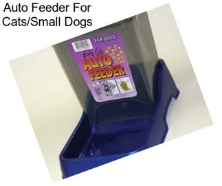 Auto Feeder For Cats/Small Dogs