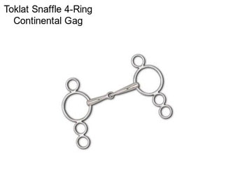 Toklat Snaffle 4-Ring Continental Gag