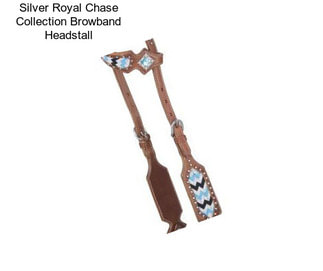 Silver Royal Chase Collection Browband Headstall