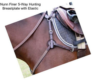 Nunn Finer 5-Way Hunting Breastplate with Elastic